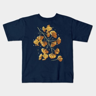 Ginkgo Golden Fish by Tobe Fonseca Kids T-Shirt